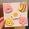 Artefacto de Acabado para el Cabello con Velcro Infantil Pegatina Mágica de Dibujos Animados para Bebé Pegatina para Niña Pequeña Pegatina para Flequillo de Niña Pequeña Tarjeta para el Cabello