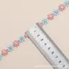 Versão coreana de pulseira de renda com margarida pequena florzinha colorida, colar, faixa de cabelo, acessórios de cabelo, roupas infantis, roupas de renda multicoloridas