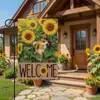 Banderas de Jardín de Venta Caliente Transfronterizas para Primavera y Verano, Banderas Decorativas Personalizadas con Atmósfera de Jardín Nórdico, Banderas para Festivales al Aire Libre al por Mayor