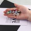 Perforadora de linterna larga transfronteriza con bola de taladro, agujero recto, cuentas sueltas, pulsera hecha a mano, collar, accesorios de joyería con cuentas