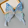 Novo best-seller bordado renda borboleta cor DIY acessórios para roupas adesivos de tecido patch flor joias fabricantes atacado