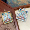 Thangka Thangka Puramente Pintado à Mão da Deusa Mãe do Thangka, Xizang, Nepal, Núcleo do Cartão 4x5