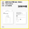 Empaque de cable de datos Apple PD caja de cartón para cabezal de carga rápida de 30W caja de color para cable PD caja de embalaje para cabezal de carga de 20W Cartón Nuevo