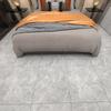 Azulejo de mármol gris mate de 600 x 600 cm, antideslizante, para sala de estar, color sólido, ladrillo antiguo, para comedor, restaurante