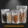 Bolsas Auto-Sellantes Recubiertas de Aluminio para Empaque de Té, Grado Alimenticio, Engrosadas, a Prueba de Humedad, a Prueba de Luz, Bolsas Selladas para Cebo con Cierre Ziplock Papel de Aluminio