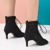 Sandálias de Salto Alto Estilo Novo Inverno 2026 com Bico Peixe para Mulheres, Sandálias de Salto Alto Finas da Moda com Recortes em Tela e Amarrações na Frente para Mulheres