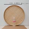 Productos de Bambú Personalizados, Recogedor de Bambú Hecho a Mano, Colador Redondo de Bambú, Tapa Plana No Porosa, Bandeja de Secado, Pintura, Cesta de Bambú Decorativa para Techo
