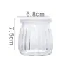 Botella de Vidrio para Pudín Botella de Yogur Botella de Mermelada Botella de Yogur Al por Mayor Vidrio Transparente Engrosado Resistente a Altas Temperaturas Sellada con Tapa