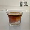 Xícara de Café Estilo Ins, Caneca Suja Retrô, Copo para Cold Brew, Copo de Vidro para Café Americano Gelado, Copo para Flat White, Copo para Latte