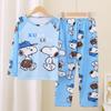 Pijamas para niños del sudeste asiático Conjuntos de ropa para niños Primavera y otoño Pantalones de manga larga Pijamas para bebés niños y niñas Conjuntos de ropa para el hogar