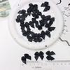En stock, 1 cm de poliéster de doble cara con línea de amarre, lazo pequeño a máquina, material de bricolaje, ropa interior, bragas, accesorios