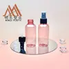 Botella PET personalizada de 120 ml, corta y de hombro redondo, botella Boston, botella de plástico engrosada, botella vacía para aceite esencial y gel de ducha