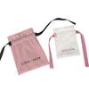 Fabricante Estampa Bolsas de Terciopelo de Alta Gama con Logo para Joyería, Pendientes, Aretes, Pulseras, Cordón Pequeños Accesorios