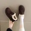 Birkenstocks Forrados com Lã Little Potato Feminino 2026 Novos Botas de Neve Quentes Espessadas Slip-on Sapatos de Algodão com Pelo