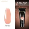 Set de Gel de Extensión No Pegajoso para Uñas, Gel Adhesivo para Pedrería, Gel para Esculpir y Dar Forma, Gel de Extensión para Fototerapia, Gel para Arte de Uñas