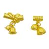 Acessórios de ouro areia de alta cor dois mundo feliz conjunto de três peças de pingente de orquídea pulseira faça você mesmo colar acessórios de joias de contas