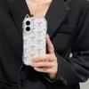 Lazo Corazón Iphone11 Funda para Teléfono Móvil Orejas de Gato 15/16Pro para Mujer Todo Incluido 13 Nicho Transparente Anticaída