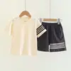 Pijama de Algodón Puro para Niños, Estilo Veraniego Delgado, Shorts de Manga Corta para Niños, Ropa de Casa de Verano para Padres e Hijos, Conjunto de Ropa de Aire Acondicionado para Niñas