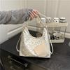 Bolso Multifuncional Modelo Nuevo 2025 Estilo Chino Nuevo para Mujer, Bolso de Hombro Versátil de Moda de Nicho con Textura