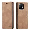 Funda para Teléfono Móvil Adecuada para Xiaomi 12Pro Xiaomi10T Anticaída Redmi Note11 Funda de Cuero con Ranura para Tarjetas y Soporte de Escritorio