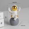 Decorações de casa de astronauta de desenho animado criativas, ornamentos de astronauta para mesa de quarto, presente, barraca de mercado noturno, atacado
