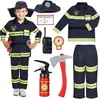Disfraz de Bombero Personalizado Halloween Disfraz de Bombero para Niños Disfraz de Policía Disfraz de Bombero Disfraz de Abogado Disfraz de Doctor