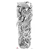 Tatuaje temporal de flor larga para brazo, resistente al agua, para todo el brazo, disponible al por mayor.
