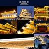 Yaming luz LED corrugada foco exterior lente luz de techo 6W pabellón de templo techo edificio antiguo iluminación luz de teja