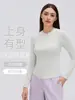 Camisa Henle Henley Casual Versátil de Manga Longa Modal Botão Abertura Frontal Parcial Roupas Esportivas para Yoga Camiseta Top para Mulheres D25146