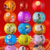 Decorações Penduradas de Lanternas de Papel para o Festival Tradicional Chinês do Meio do Outono e Dia Nacional, Montagem de Atmosfera para Jardim de Infância, Pingente de Personagem da Fortuna da Moda para Shopping