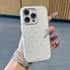 Funda de Gel con Lunares y Bloques de Color Macaron Adecuada para Teléfono Apple 18 Pro Max, Funda de Gel de Alta Apariencia para Chicas 17/16