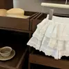 Conjunto de Ropa de Verano para Niñas, Ropa Elegante para Bebés, Marca de Moda Infantil de Moda, Camiseta sin Mangas con Lazo de Encaje Estilo Coreano, Falda de Encaje tipo Pastel