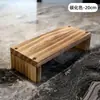 Estante pequeño de escritorio soporte de exhibición estante de almacenamiento de figuras de muñecas plantas verdes suculentas joyería taza de té juego de té madera color retro