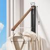 Estante de Secado Colgante de Pared sin Taladro Espacio Aluminio Balcón Plegable Cubierta Solar Invisible Artefacto Oculto Colgador para Ventana Saliente Interior