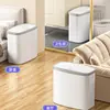 Lixeira de Fresta Estreita para Uso Doméstico, Novo Modelo 2024, Design de Luxo Leve de Alta Qualidade, Adequada para Banheiro, Vaso Sanitário, Sala de Estar, Cozinha, com Tampa, Aparência Elegante