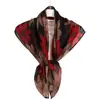 Bufanda de Seda para Mujer de Hilo Bali Nueva y Cómoda Estilo de Algodón Estampado de Moda Clásico Bufanda Cuadrada de 90 cm Bufanda para Protección del Cuello de Mujeres de Mediana Edad y Mayores