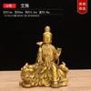 Latón Manjusri Samantabhadra Estatua de Buda Adornos Estatua de Buda Samantabhadra Hogar Sala de Buda Artesanías Sagradas Tamaño Grande