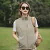 Chaleco Casual Exterior de Primavera y Otoño para Hombre, Chaleco de Pesca y Fotografía, Ropa de Trabajo para Jóvenes, Adultos Medianos y Mayores, Chaleco Fino