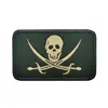 NÓS. Patch de Moral com Caveira Jolly Roger de Pirata dos Navy Seals com Olhos Grandes e Pequenos