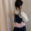 Bolso Infantil Estilo Coreano Patrón Piedra Bolso de Hombro Simple Color Sólido Bolso Cruzado para Bebé Nuevo 2025 Bolso de Axila para Niñas