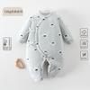 Mameluco para recién nacido 120g Acolchado Pijama para bebé niño y niña Manga larga Engrosado Traje para gatear para bebé Ropa para niños Anyang