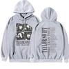 Sudadera Holgada Casual de Manga Larga Gris del Tour Time de Taylor Swift Transfronterizo