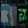 Jogos Esportivos do Dia das Crianças Adesivos Faciais do Dia das Crianças Tatuagem Facial Luminosa Desenho Animado Atividades Faciais Jogo de Futebol Pulseira Adesivos Fluorescentes