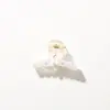 Presilha de Cabelo Pequena Modelo Novo Transfronteiriço 4cm, Presilha de Cabelo Elegante Pequena Estilo Chanel para Mulheres, Mini Presilha de Cabelo Estilo Ins, Mini Presilha de Garra Acessório de Cabelo
