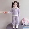 Conjunto de Sudadera para Niña Estilo Primavera y Otoño 2026 Nuevo Estilo Elegante Kuromi Ropa de Primavera Conjunto Casual de Dos Piezas para Bebé Niña