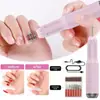 Pulidor de Uñas Transfronterizo, Removedor de Esmalte, Herramienta Integrada para Remover Esmalte y Manicura, Función Exfoliante y Pulidora, Eléctrico Cuatro en Uno