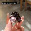 Exquisitos Accesorios para el Cabello Pequeños de Perlas y Diamantes de Celebridades de Internet 2025 Nueva Entrada Pasador Delantero de Lujo Clip Lateral Versátil