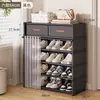 Zapatero Gabinete de Almacenamiento para Recibidor de Casa Montado en Pared Integrado Nuevo 2026 Zapatero Pequeño para Dormitorio Resistente y Duradero