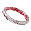 Pulsera Hueca de Cobre Plateado de Cobre Blanco para Agitar Voz en Vivo Estilo Joker de la Corte Pulsera de Hilo Regalo para Novia