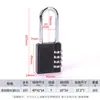 Candado mecánico de contraseña de aleación de zinc al por mayor de fábrica, candado de 3 posiciones, 4 posiciones, cerradura para puerta de gabinete, candado para equipaje de gimnasio